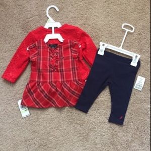 Nautica Girls 3-Piece Outfit 3-6 Months